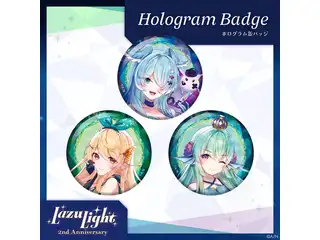 【LazuLight 2nd Anniversary】ホログラム缶バッジ フィナーナ 竜宮の公式画像