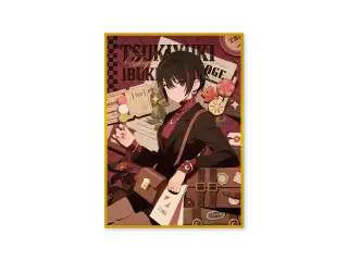 あおぎり高校 公式美術部 A5色紙 月赴ゐぶき