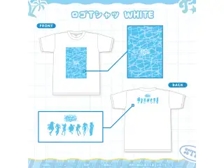 hololive Splash T-Party! 事後通販 ロゴTシャツ WHITE Lの公式画像