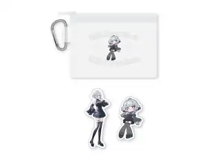 【Contre-Jour】ステッカーポーチセット〈事前販売〉 白那しずく