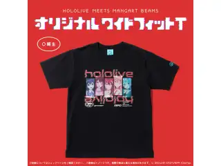 HOLOLIVE MEETS MANGART BEAMS オリジナル ワイドフィットT Lサイズ 0期生 Lの公式画像