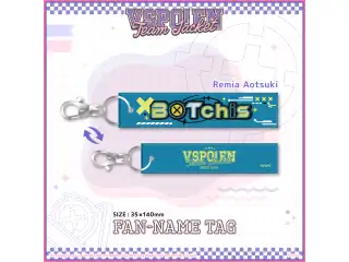 VSPO! EN Team Jacket Series - ファンネームタグ 青月レミア