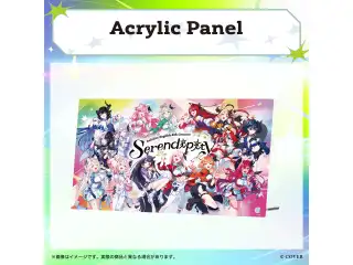 【2次販売】hololive English 4th Concert -Serendipity- ライブグッズ Acrylic Panelの公式画像