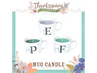 【Thanksgiving】マグカップキャンドル LazuLight 【Thanksgiving】マグカップキャンドル フィナーナ 竜宮