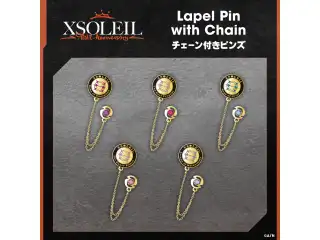 【XSOLEIL Half Anniversary】チェーン付きピンズ ヴェール ヴァーミリオンの公式画像