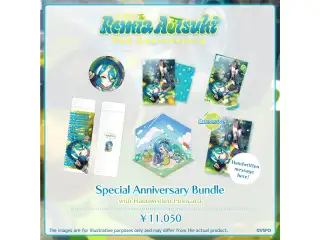 青月レミア　2周年記念2026 直筆サイン入りポストカード付グッズセットの公式画像