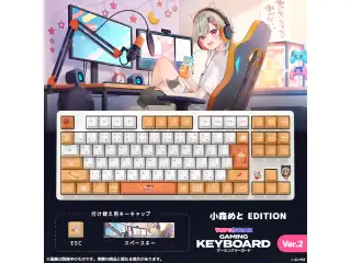 VSPO! GEAR ゲーミングキーボード Ver.2 小森めと