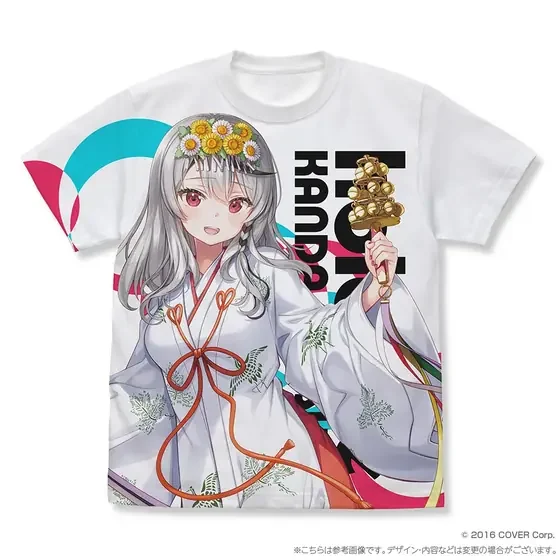 ホロライブ神田祭 フルグラフィックTシャツ 沙花叉クロヱ 巫女衣装ver. ／XLの共通画像