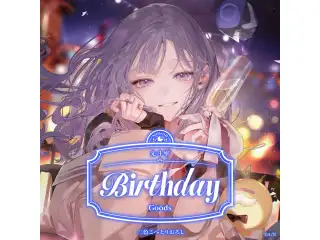 先斗寧誕生日グッズ2026 箔押し缶バッジ&チェキ風カード
