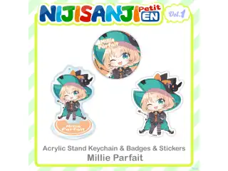 【NIJISANJI EN Petit vol.1】ミリー・パフェ 【NIJISANJI EN Petit vol.1】アクリルスタンドキーホルダー ミリー・パフェの公式画像