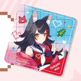 hololive GAMERS fes. 超超超超ゲーマーズ コラボフード特典 限定オリジナルコースター（甘辛最高！きっとミオファも大好きチキン丼）の共通画像