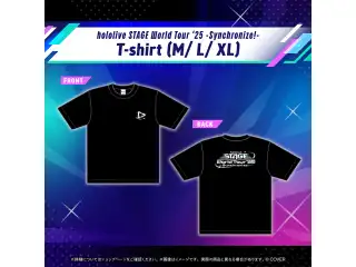 hololive STAGE World Tour ‘25 -Synchronize!- ライブグッズ T-shirt XLの公式画像