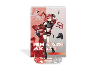 あおぎり高校 石狩あかり 誕生日記念グッズ2025 背景付アクリルスタンドの公式画像